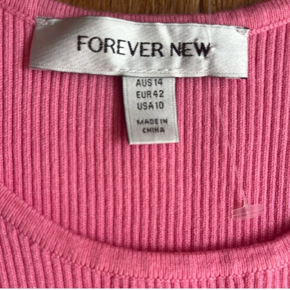 Forever New Knit Bodycon Dress with Cut Out back- size 10 NWOT - Picture 8 of 13